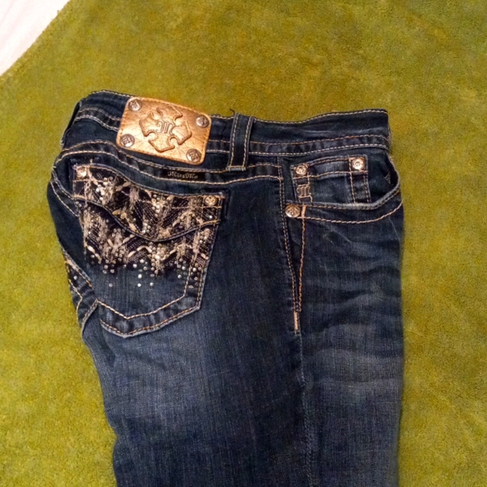 womens dark wash jeans Miss Me brand jeans. Worn couple of times.